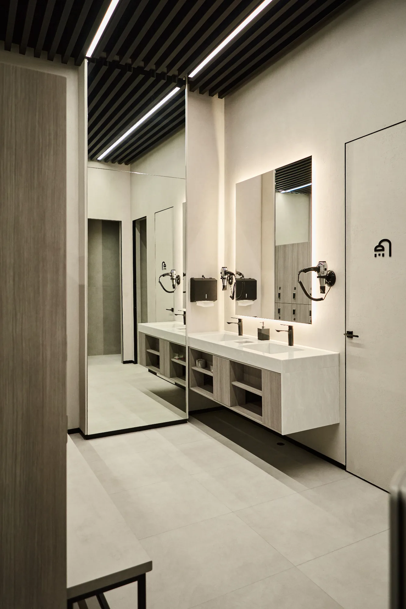 Washing area