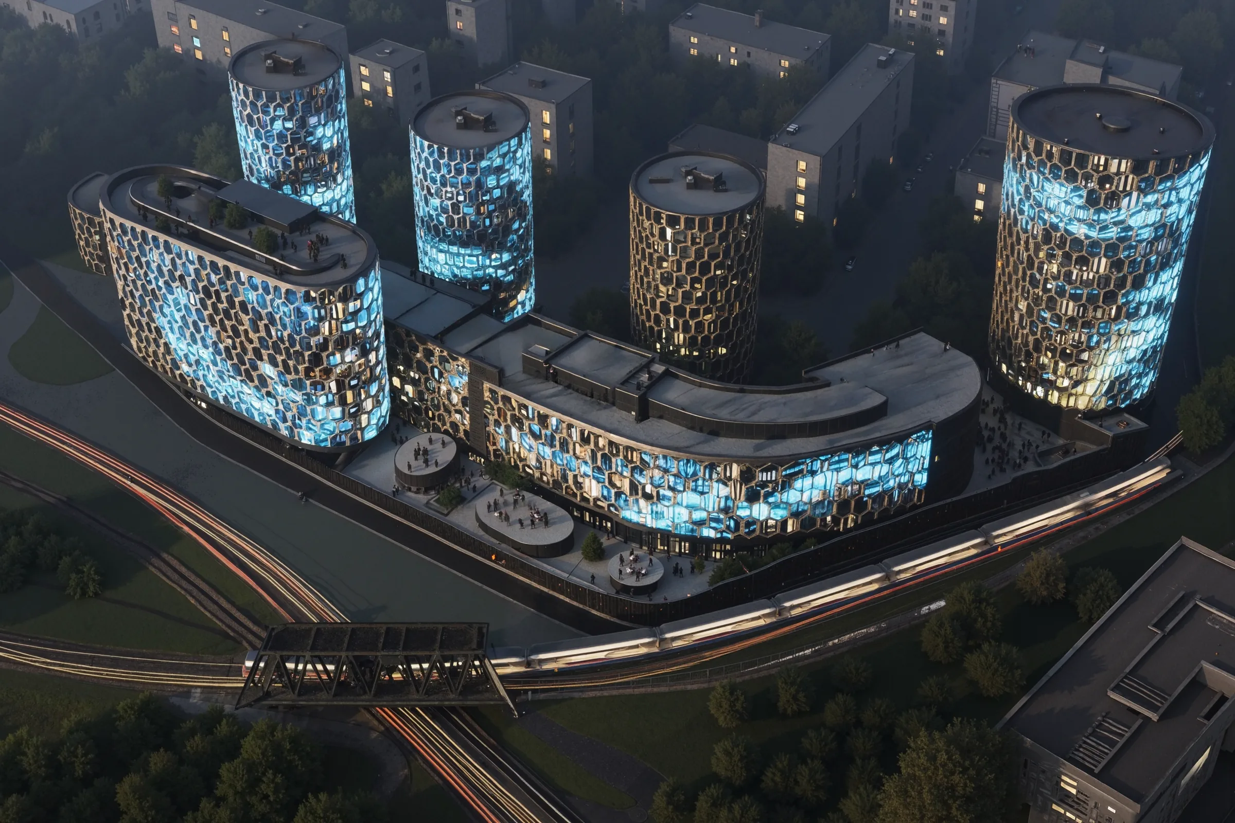Night-time aerial study