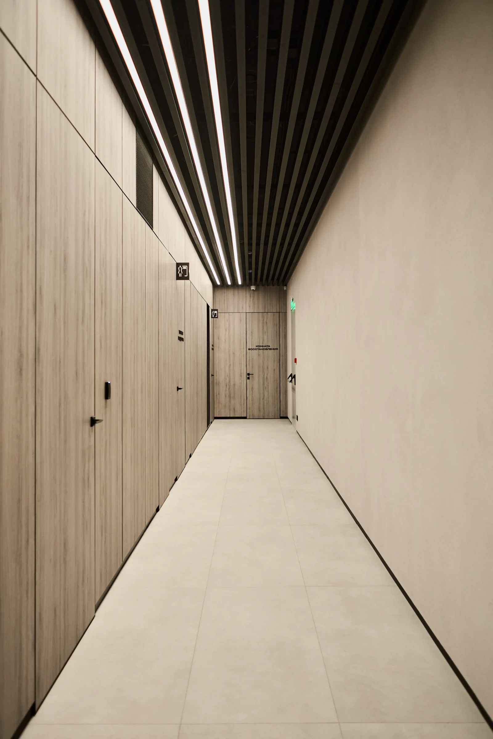 Upper-floor corridor